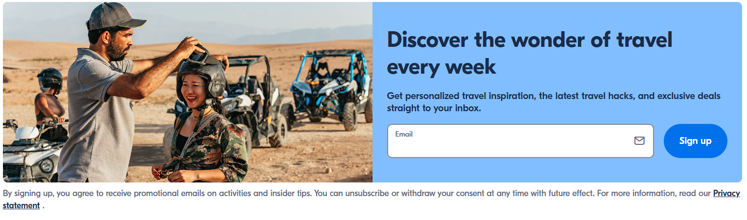 Discover the wonder of travel every week